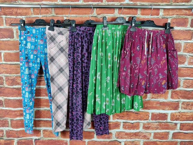 PACCHETTO RAGAZZE ETÀ 6-7 ANNI FATFACE NEXT ecc PANTALONI LEGGINGS GONNA BAMBINI 122CM
