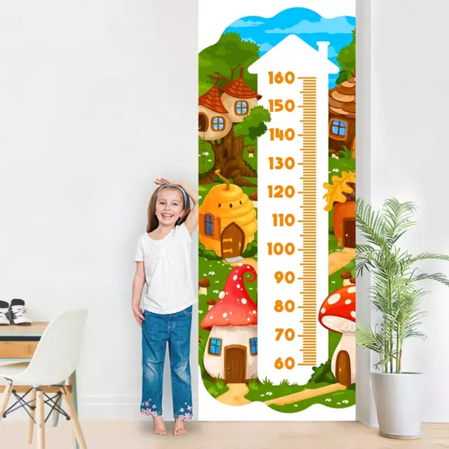 Tabla de crecimiento de altura para niños, pegatinas de decoración de pared... 3