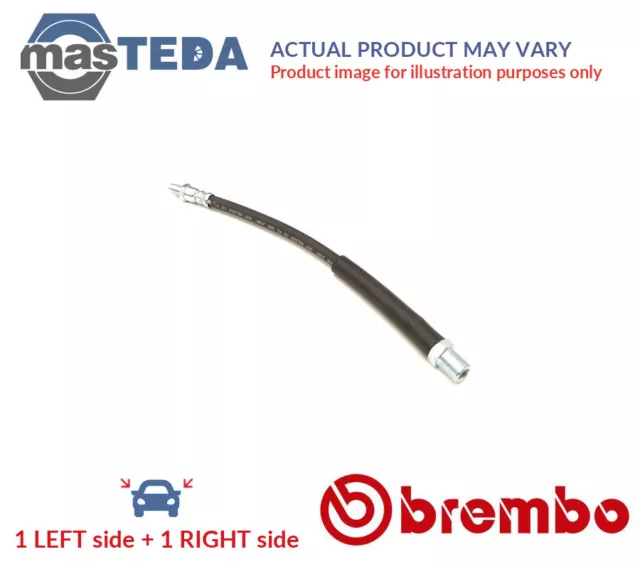 T 50 064 Brake Hose Line Pipe Rear Brembo 2Pcs New Oe Replacement