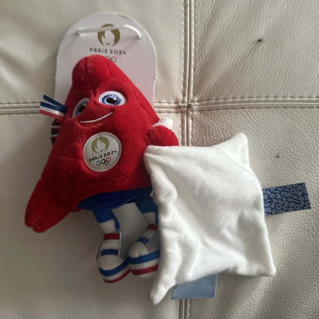 Peluche Mascotte Officielle Des Jeux Olympiques Paris 2024 - Les Phryges 50 Cm (Neuve)