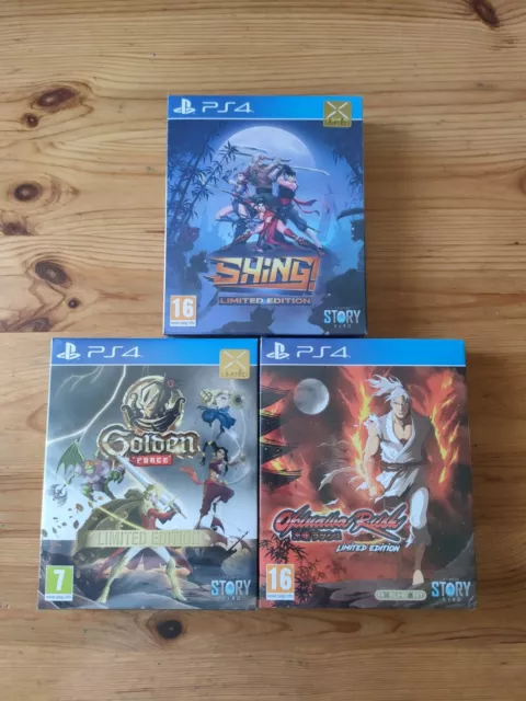 Lot De 3 Jeux PixelHeart Limited Neufs Pour PlayStation 4.