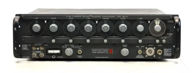 General Radio Company Type 1163-A - 12 MC Coherent Decade Frequency Synthesizer