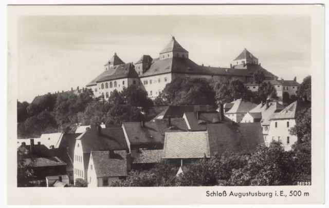 Foto AK Schloss Augustusburg Erzgebirge 1934 gelaufen