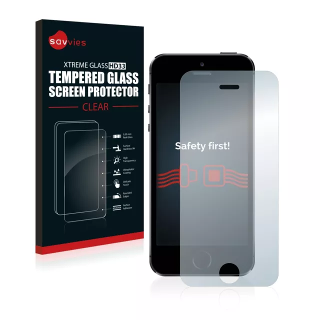 iPhone 5 / 5S / 5C / SE Verre Trempé 9H Vitre Protection Écran Film Protecteur