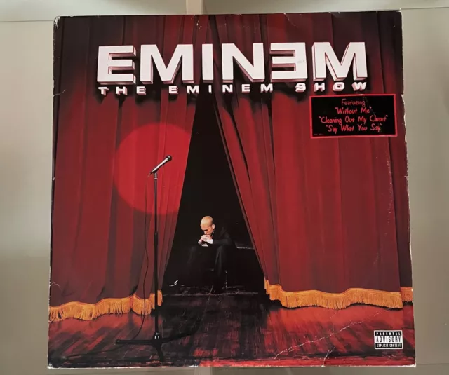 THE EMINEM SHOW 2x LP VINYL *RARE* EU 2002 SHADY RECORDS ORIGINAL 1st PRESS