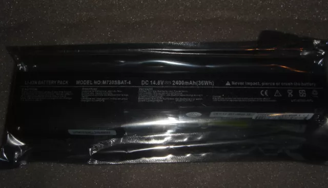 Batterie D'ORIGINE Clevo 6-87-m72ss-4sf2 bat-7350 bat-m735t M720-4 M720SBAT-4