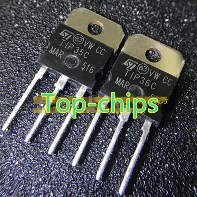 5 x TIP36C TIP36 Power Transistor PNP 25A 100V  new