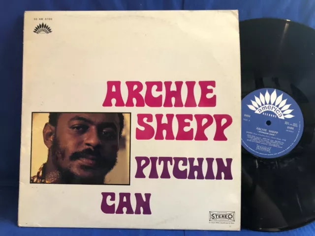 Archie Shepp Pitchin Can Am 6106 Original France Lp Near Mint