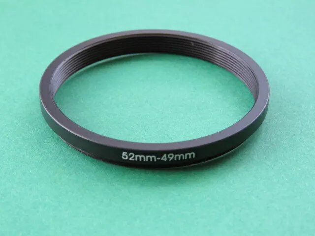 52mm to 49mm Stepping Step Down Male-Female Lens Filter Ring Adapter 52mm-49mm