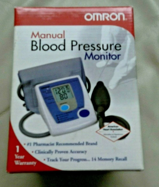 OMRON MANUAL BLOOD Pressure Monitor. HEM432C in Box EUR 13,97