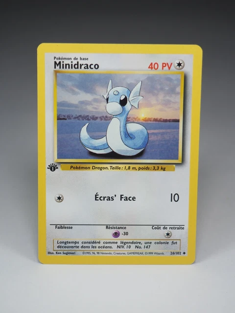 POKEMON - Set de Base - Edition 1 - 26/102 - Minidraco - Unco - NM / Mint - FR