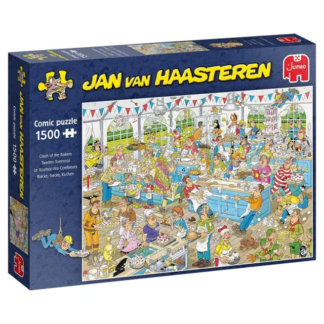 Jumbo, Jan Van Haasteren - Clash of the Bakers, Jigsaw Puzzles for Adults, 1,500