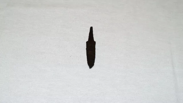 ANTIQUE LATE ROMAN/EARLY BYZANTINE IRON ARROWHEAD 76 mm (3")ca 1st - 4th c. A.D.