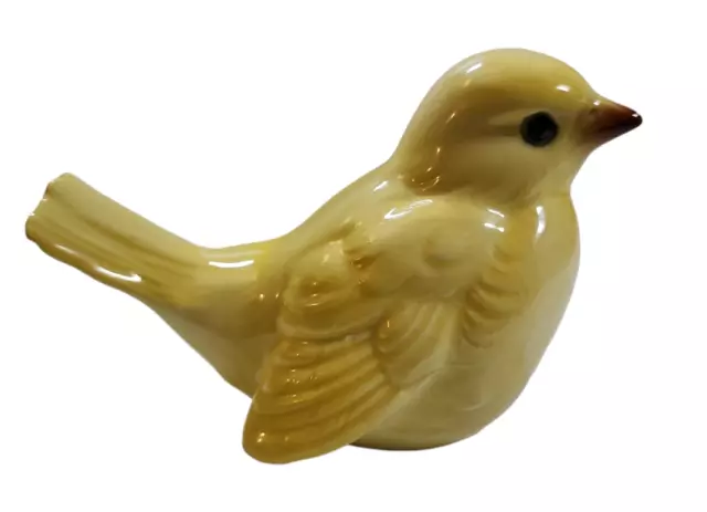 Vintage Goebel West Germany Yellow Wren Bird CV73 Porcelain Ceramic Figurine