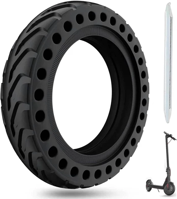 Pneu Plein Anti-crevaison Pour Trottinette Xiaomi M365 / M365 Pro – Noir