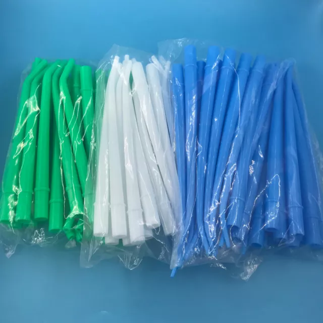 100 Pcs Dental Surgical Aspirator Tips Disposable Saliva Ejector Suction Tube