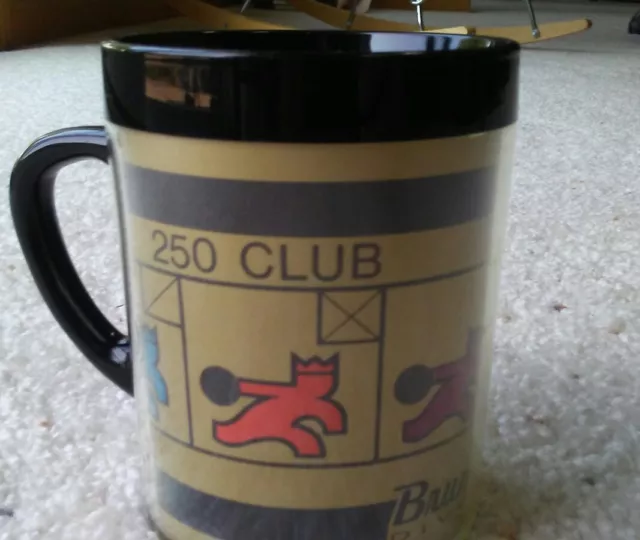 Brunswick division bowling 250 club trophy Thermo-Serv West Bend mug cup EUC amf