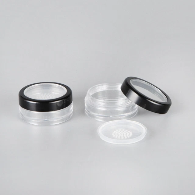 10 PIEZAS Estuche ruborizante Dispensador de Polvo Corporal Maquillaje Compresión Viaje
