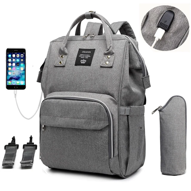 Mummy bag USB Diaper Bag Baby Care Large Capacity Mom Backpack Mummy Maternity