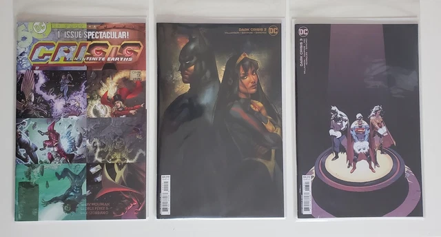 DC Comics Dark Crisis on Infinite Earths #1 2 3 4 5 6 7 Set & Justice League #75