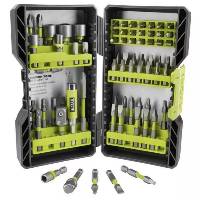 RYOBI 70 Piece Impact Rated Driving Bit Set AR2040