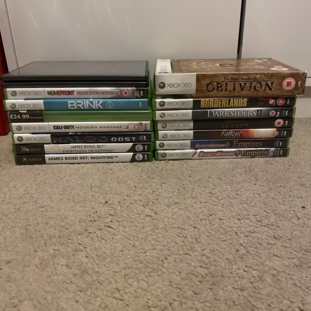 Joblot Of 16 Xbox, Xbox 360 And Pc Rom Games