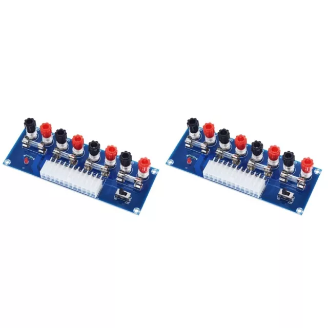 Set of 2 Atx Adapter Board Power Supply Circuit Outlet Module