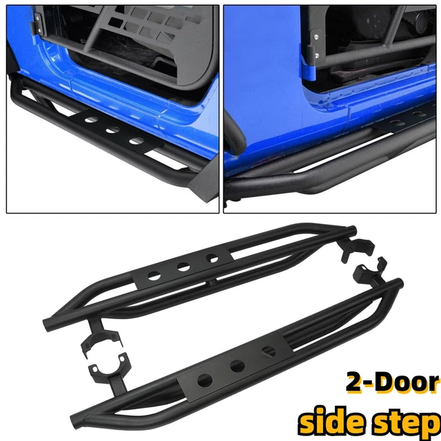 RUNNING BOARDS SIDE Steps For Jeep Wrangler JK 2 Door 20072018 Nerf