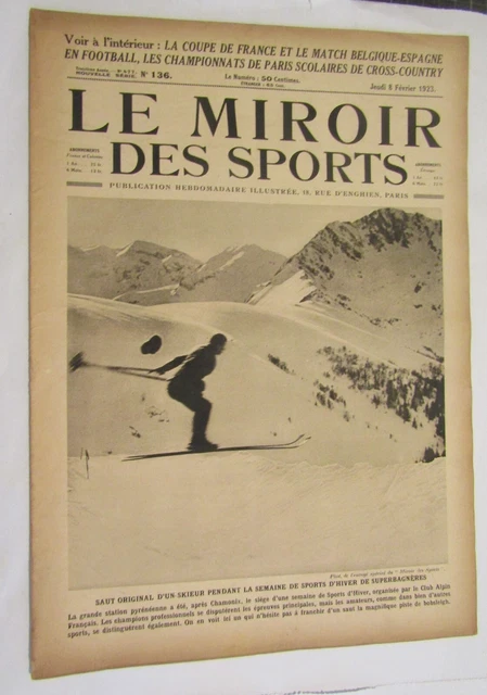 L'ALMANACH DU MIROIR DES SPORTS 1937 (15E ANNÉE