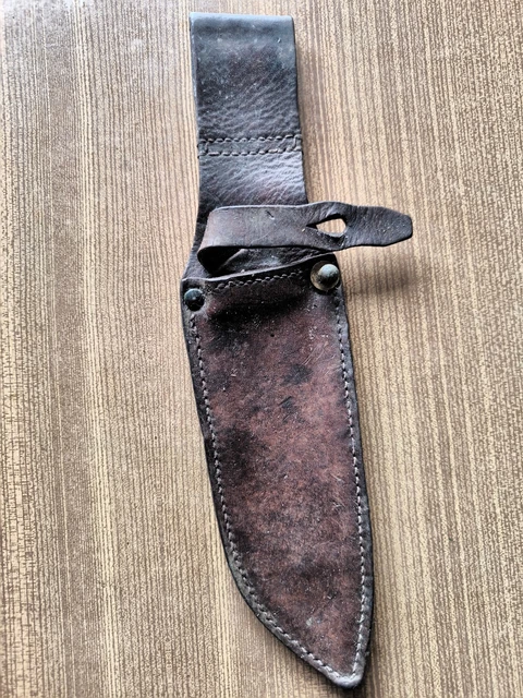 Fourreau Cuir Pour Couteau SOG Pentagon Bushcraft - 22.9cm - Fabriqué UK - Neuf