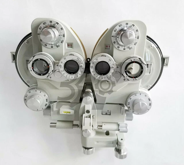 1PC Minus Manual Phoropter Vision Tester Optometry Refractor Creamy White Color
