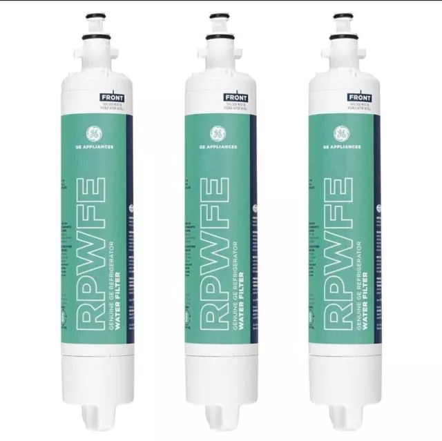 Genuine GE RPWFE Refrigerator Water Filter Smartwater Plus RPWFE (3 Pack)