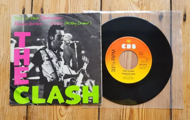 The Clash Train In Vain 7" Punk Original Joe Strummer