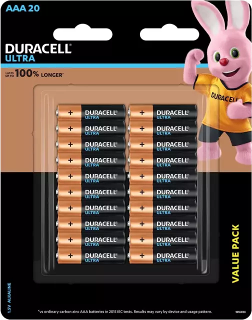 DURACELL Ultra AAA Battery (20 Pcs)