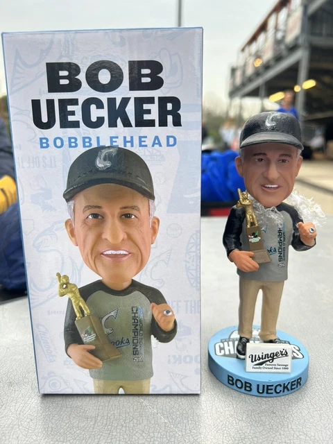 2022 Lakeshore Chinooks Bob Uecker  Northwoods League Championship Bobblehead