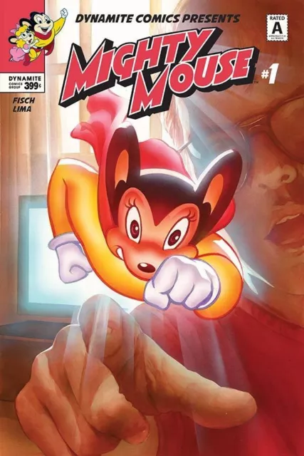 Mighty Mouse #1 Alex Ross Cover  By Dynamite 2017