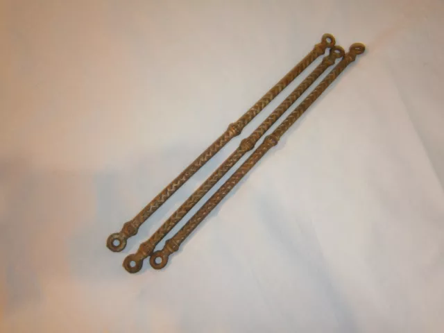 Vintage Victorian Brass Look Metal Rods For Vintage Ceiling Light-Measure 23 Cms