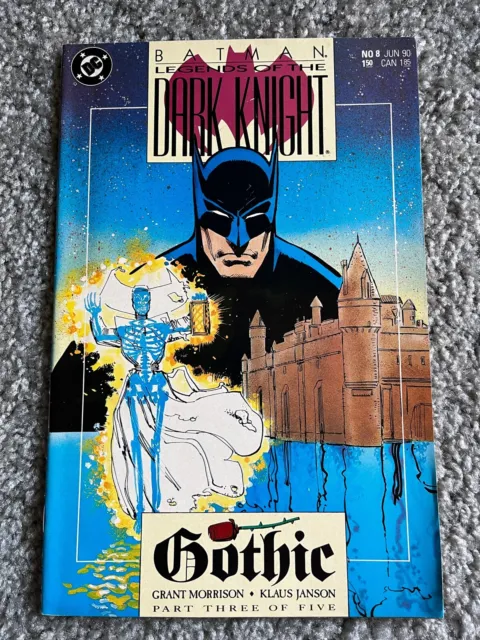 BATMAN - LEGENDS OF THE DARK KNIGHT 8 - Grant Morrison Gothic - DC Comics 1990