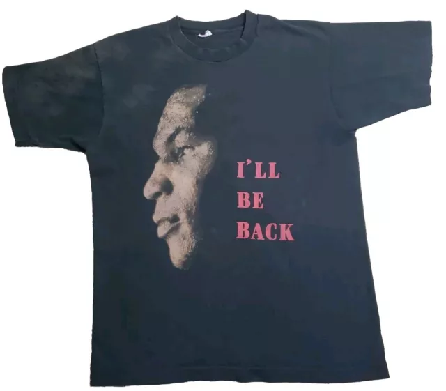 Vintage FOTL Mike Tyson I'll Be Back Boxing Rap Tee T Shirt XL WBC WBA IBF