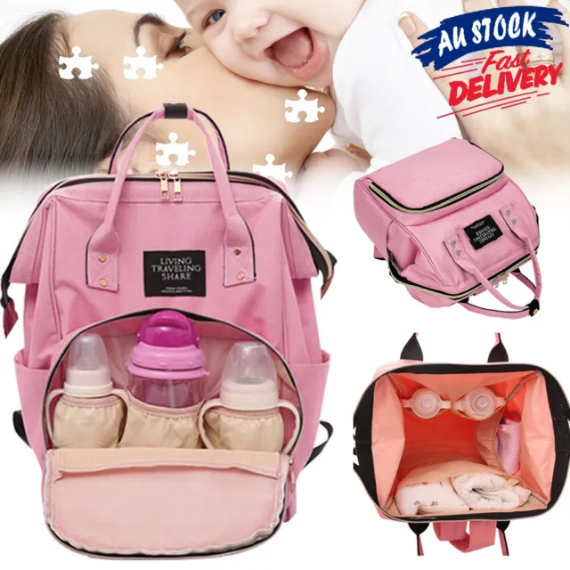 Baby Diaper Luxury Waterproof Nappy Backpack Mummy Bag Maternity Changing Bag