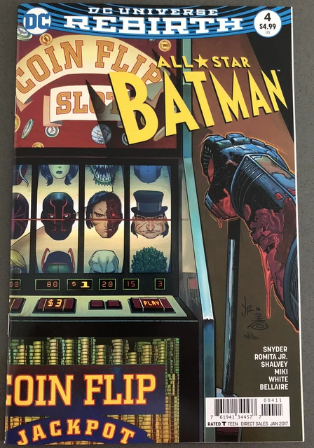 DC Comics Rebirth All Star Batman #4 Snyder Romita 2016 NM