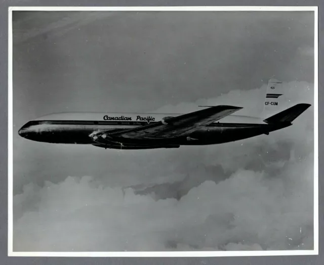 Canadian Pacific De Havilland Comet Large Vintage Original Manufacturers Photo 2