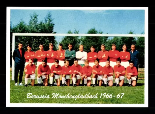 Borussia Mönchengladbach Mannschaftskarte 1966-67 +2