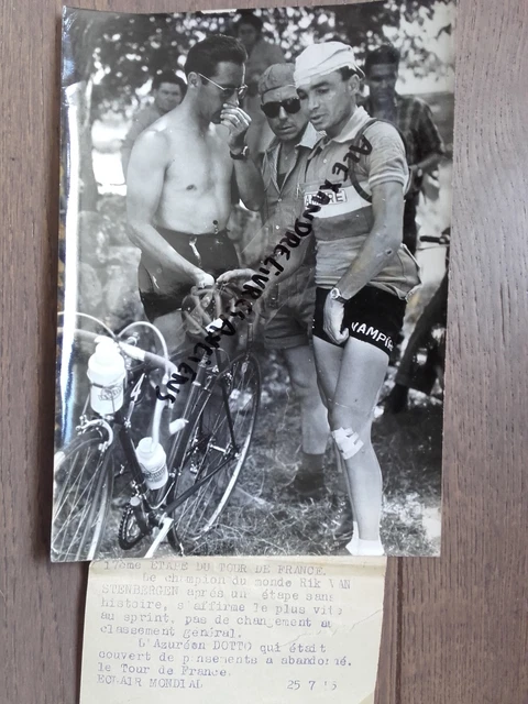 Photo Presse Vintage Marco Pantani – Tour De France 1998 – Tirage 21x15 Cm