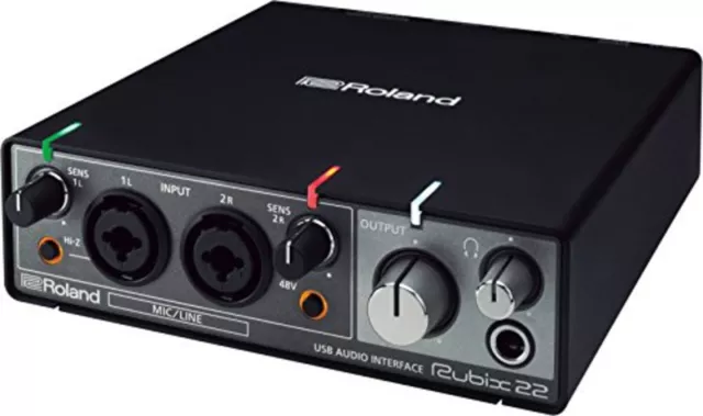 Roland Rubix22 USB Audio Interface Roland RUBIX-22 F/S W/Abtastung # Japan Neu