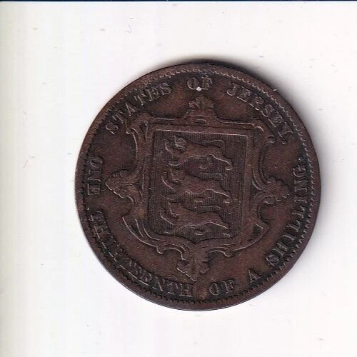 Jersey  1/13 Shilling  1866 Km5