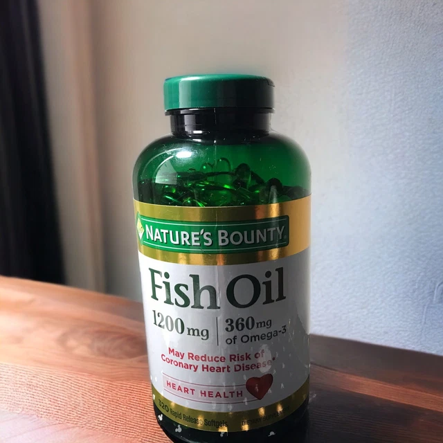 Nature's Bounty Fish Oil 1200 MG, 320 Softgels