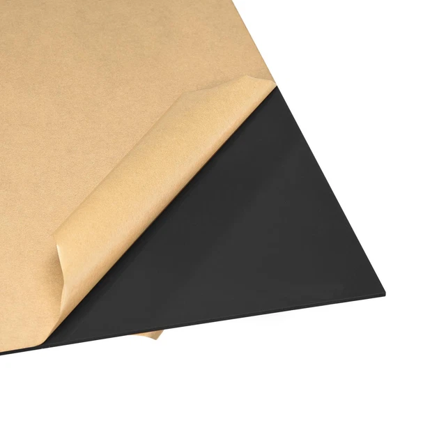 2uds Negro Fundido Acrílico Hoja, 12"x 12", 3mm Grosor Plástico PMMA Acrílico