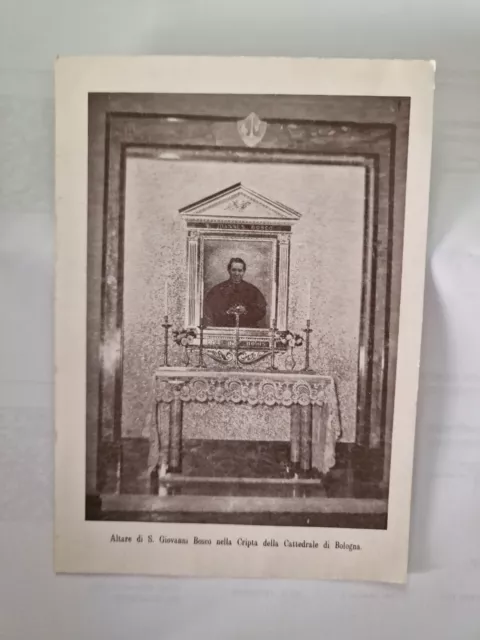 Santino Immaginetta Altare S. Giovanni Bosco Cm. 15x10,5 1958 RV205 ^