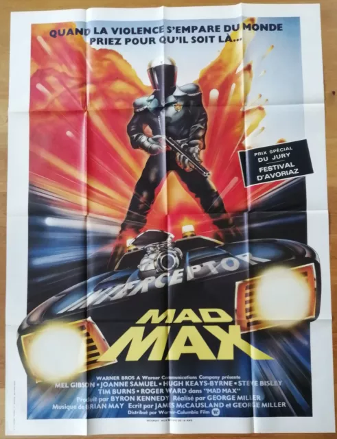 MAD MAX sci-fi mel gibson affiche cinema originale 160x120